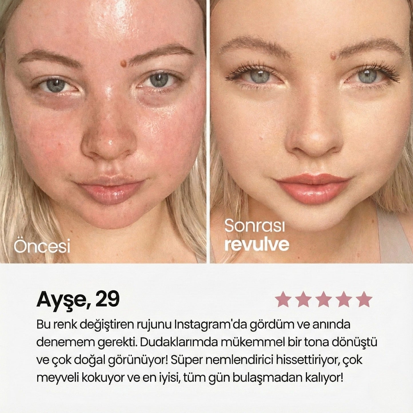 Luniva Kişiye Özel Renk Değiştiren Ruj