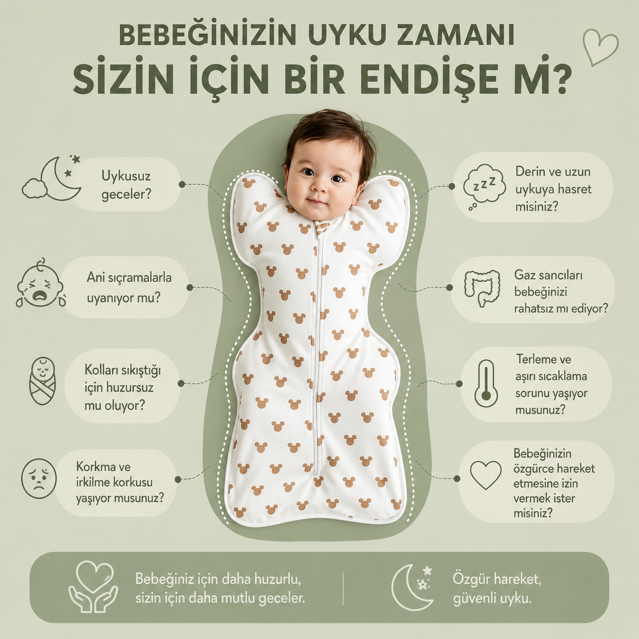 Kollar Yukarıda Bebek Kundağı