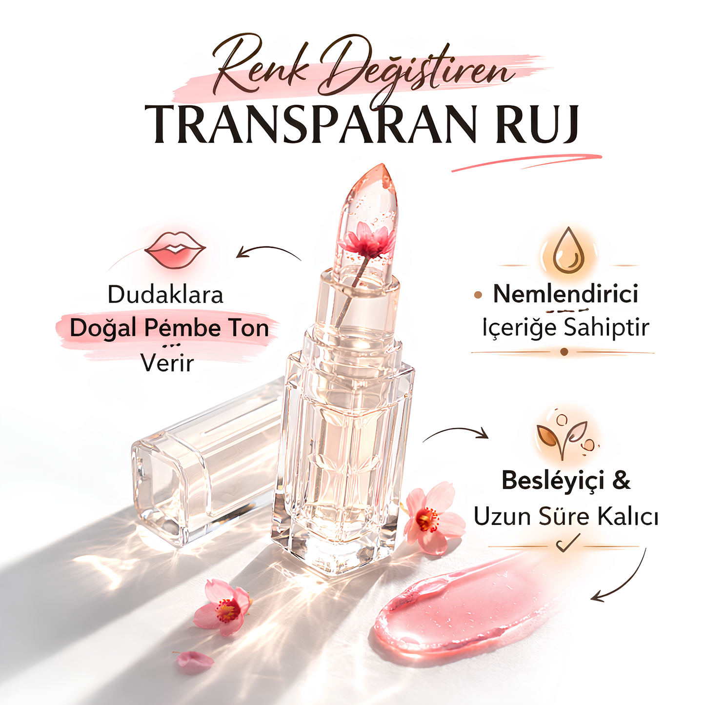 Luniva Kişiye Özel Renk Değiştiren Ruj