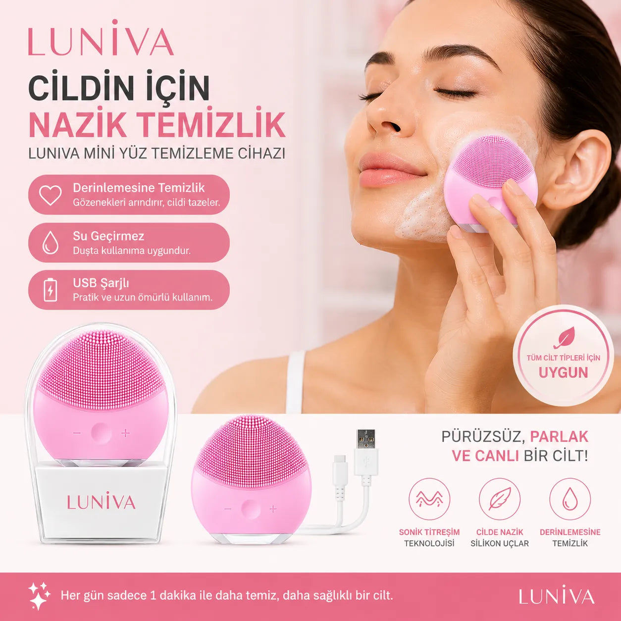 Luniva Yüz Temizleme Cihazı